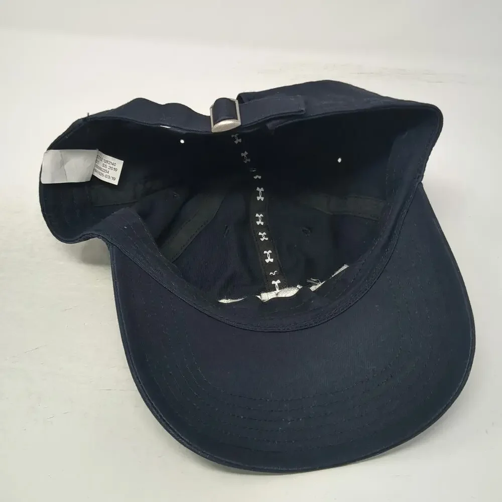 Under Armour Baseball Cap Blue One Size Paychex Logo Slideback Cotton Hat